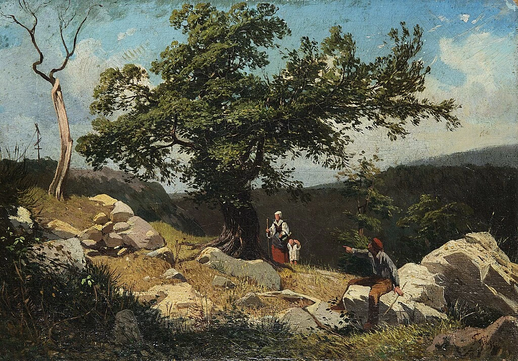 Veduta della Collina del Deserto. Sorrento